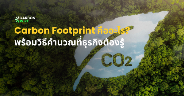 Carbon Footprint (คาร์บอน ฟุตพริ้นท์) คืออะไร? | Carbonwize